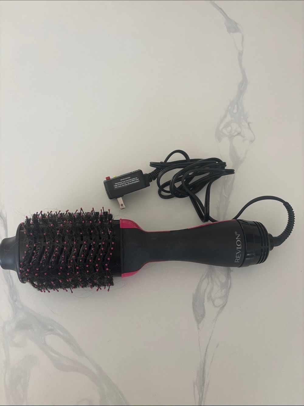 Revlon Black and Pink Round Hot Air Brush Styler